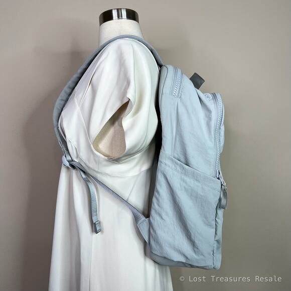 Lululemon | Everyday Light Grey Nylon Laptop Travel Minimalist Bag Backpack main image 4